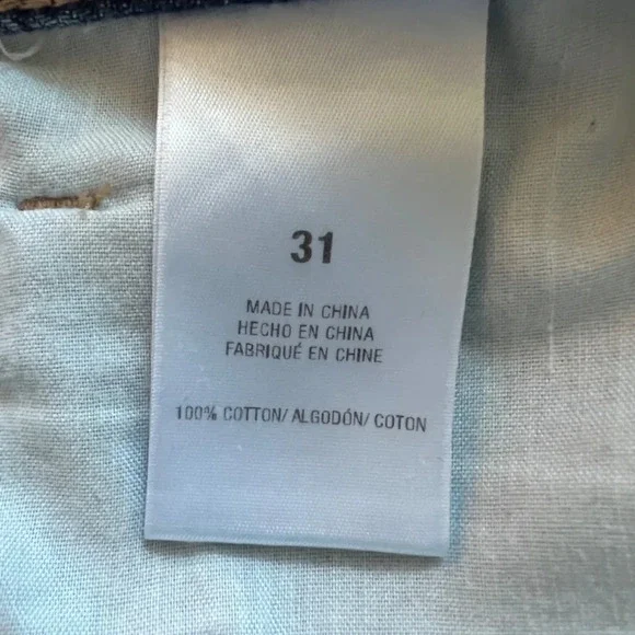 Favorite Daughter The Tommy Dublin Raw Hem High Rise Bermuda Short Size 31